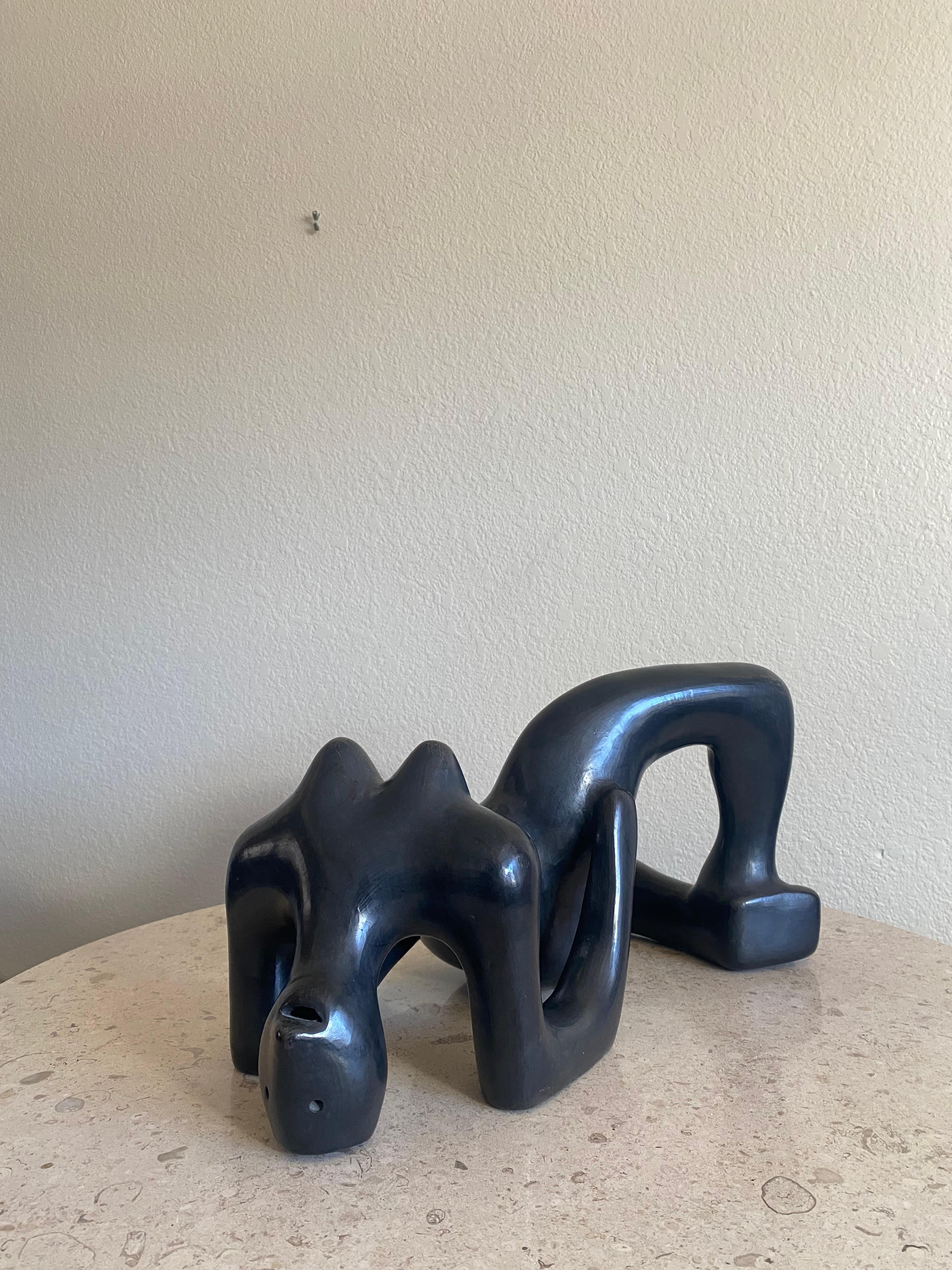 Large Glazed Ceramic Nude Sculpture by Manuel Felguérez 10