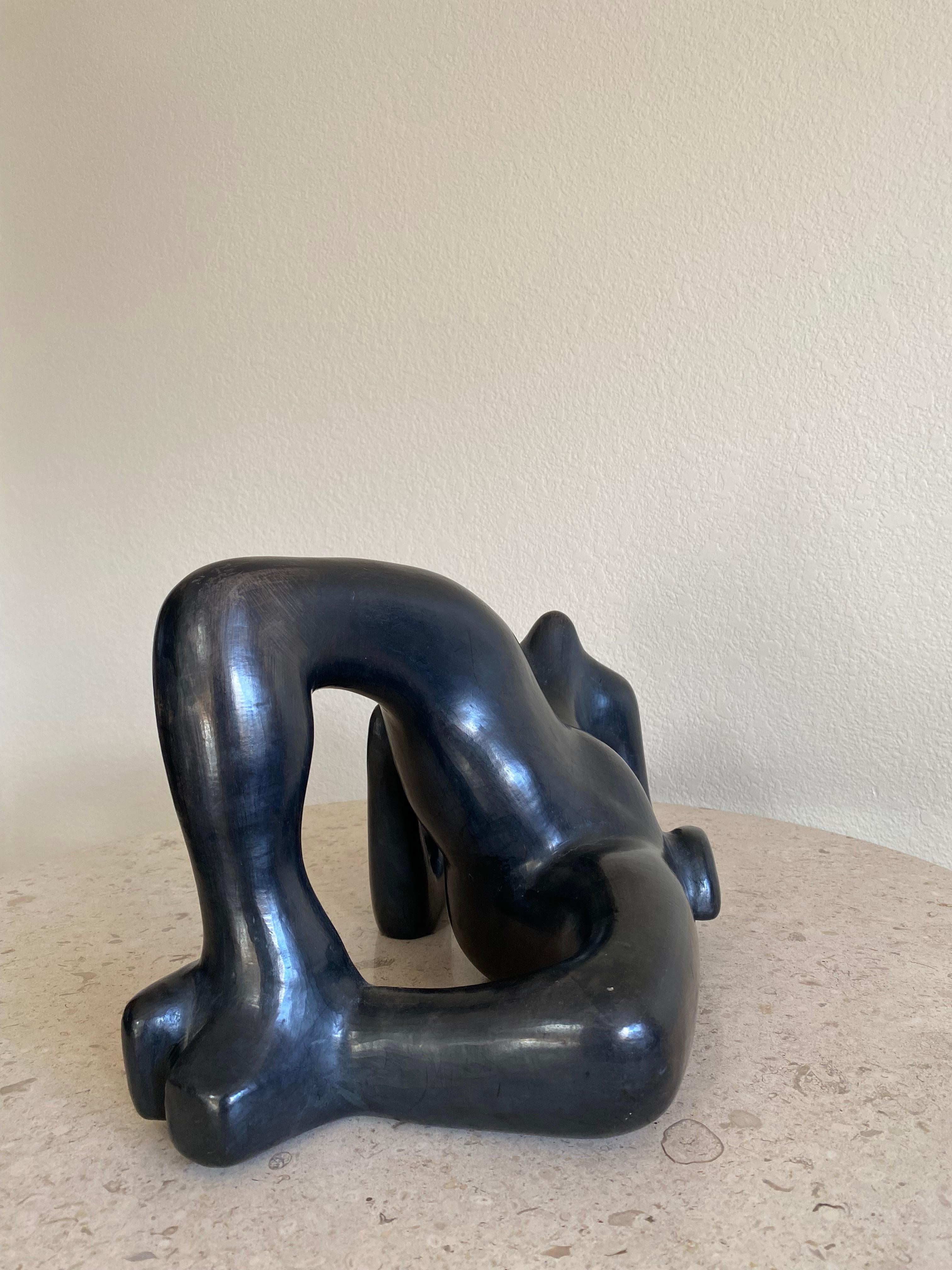 Large Glazed Ceramic Nude Sculpture by Manuel Felguérez 2