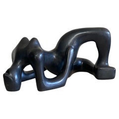 Large Glazed Ceramic Nude Sculpture by Manuel Felguérez
