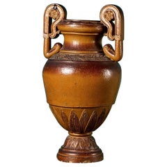 Vaso grande in terracotta greca smaltata