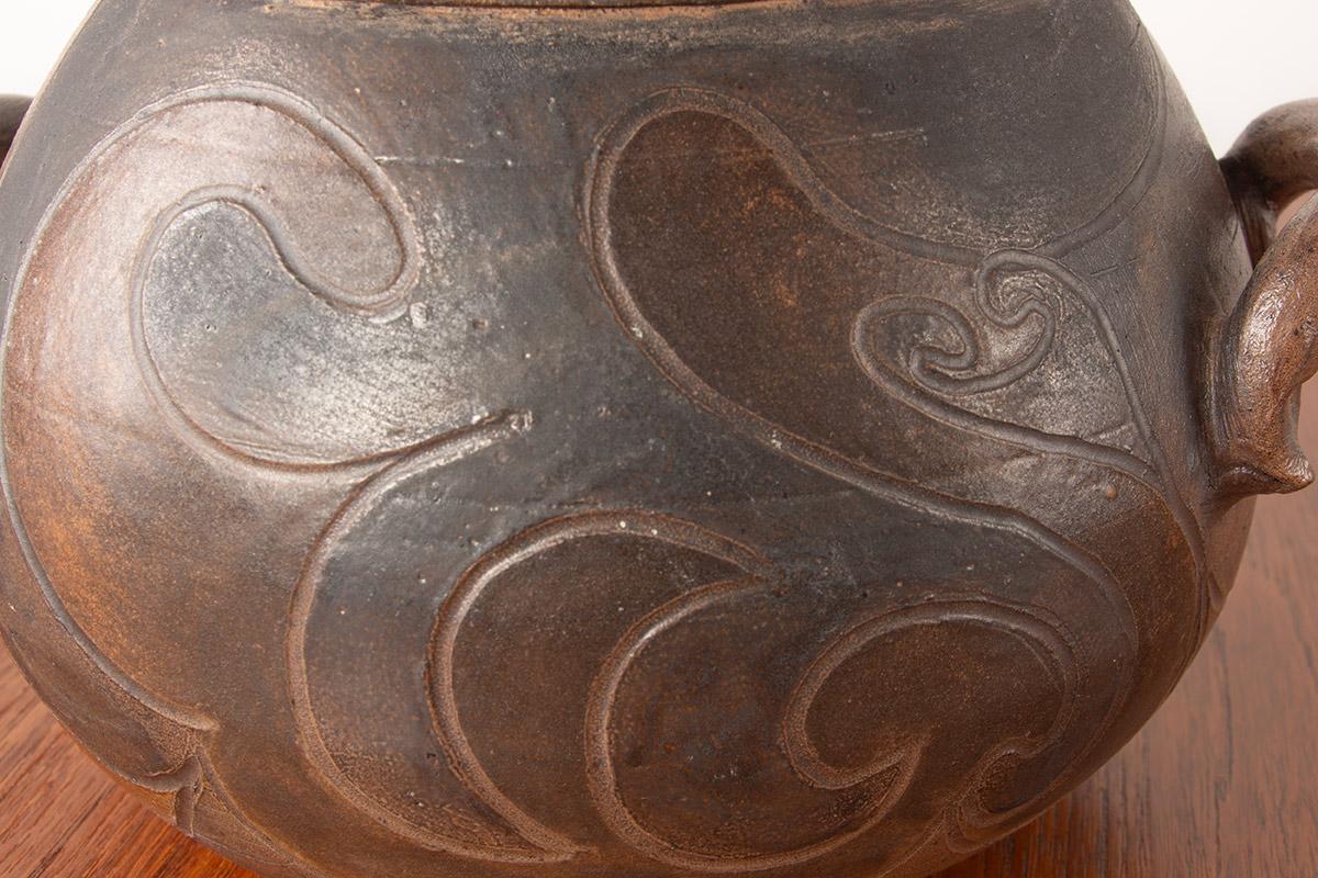 Grand pot en grès émaillé à décor stylisé par Georges Martin France 197 en vente 7