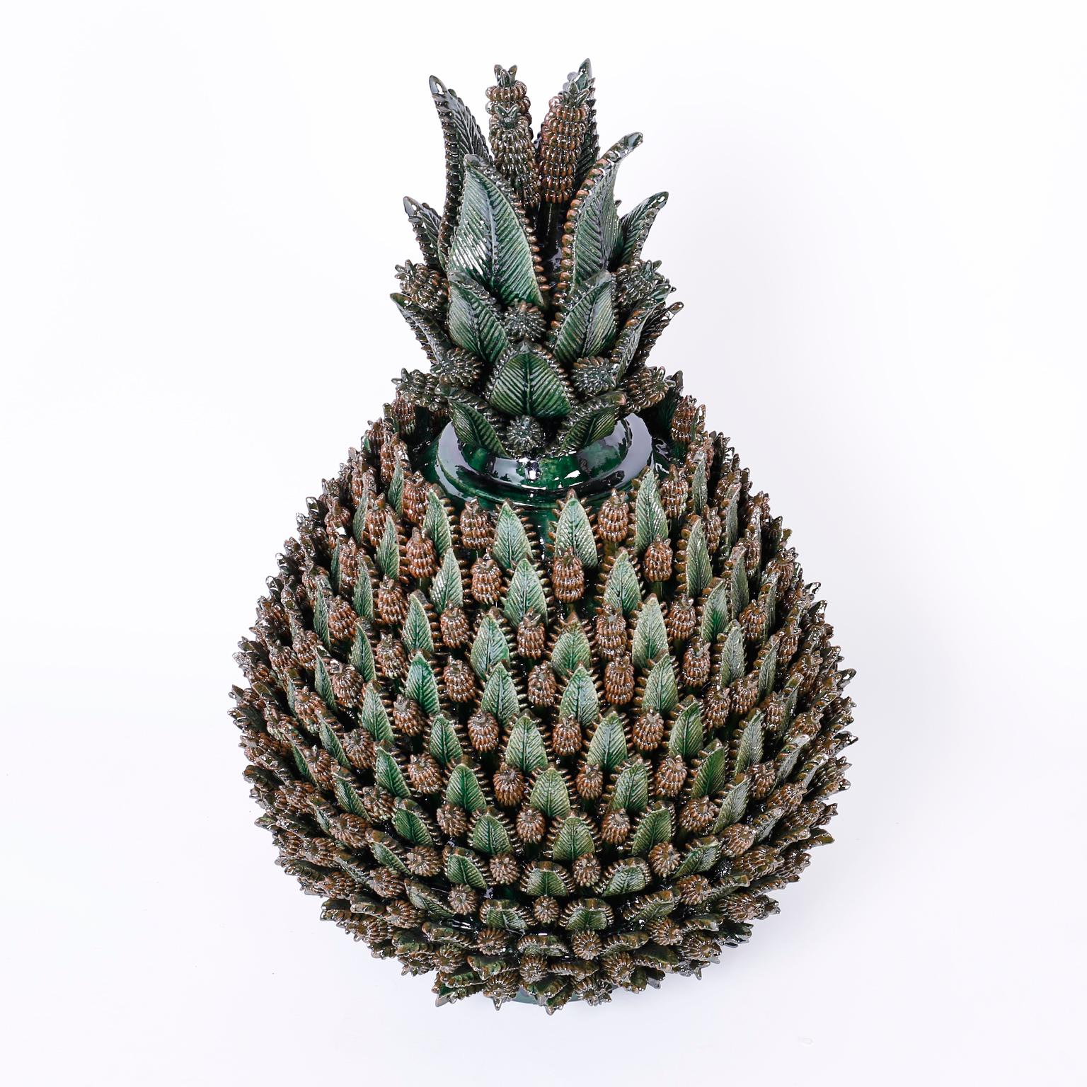 mexican pineapple pottery