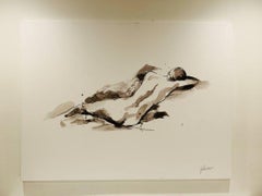 Large Gliclee of a Reclining Nude Female