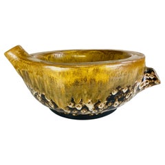 Large global views organic modern ceramic bowl