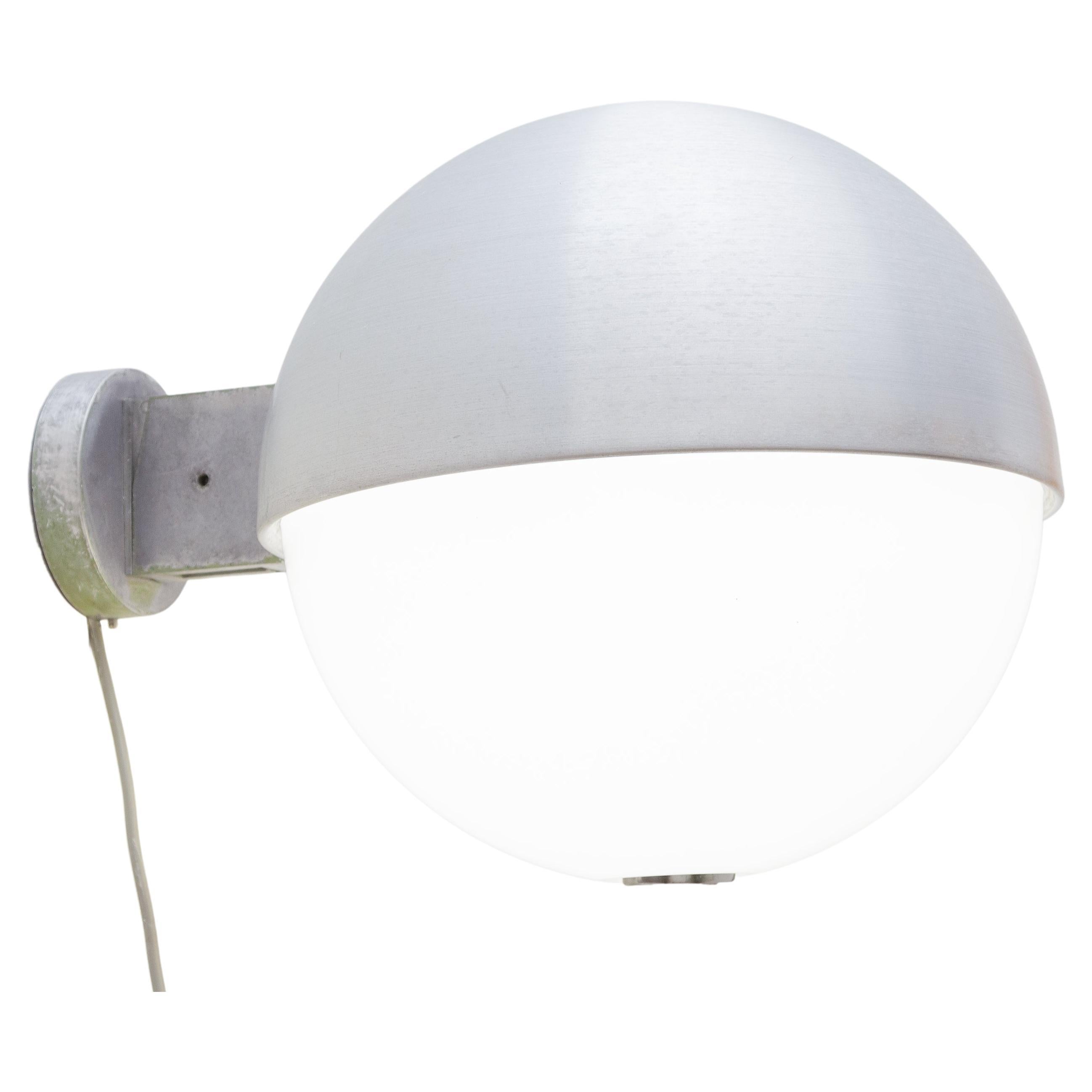 Mid-Century Modern Outdoor, Indoor Large GlobeWall Lights Designed by Bega 1960s, Belgium For Sale