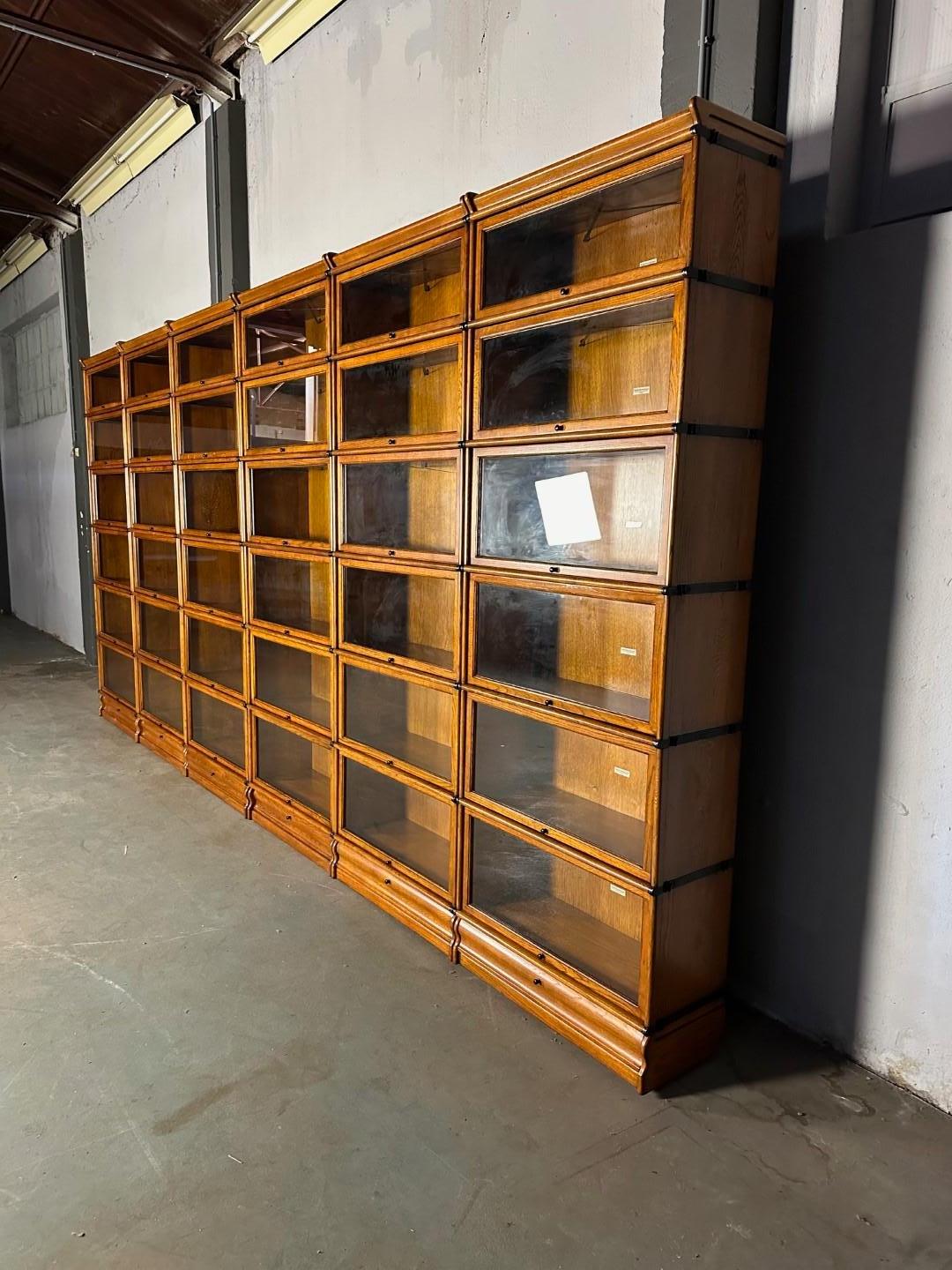 Indonesian Large Globe Wernicke Bookcase For Sale