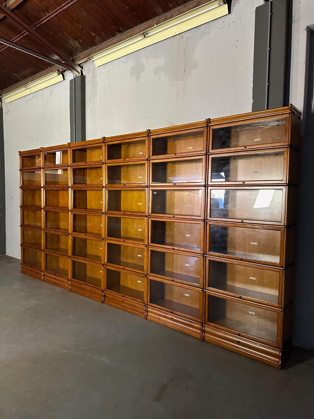 Indonesian Large Globe Wernicke Bookcase For Sale