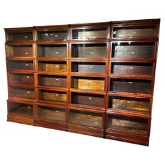 Vintage Large Globe Wernicke Bookcase