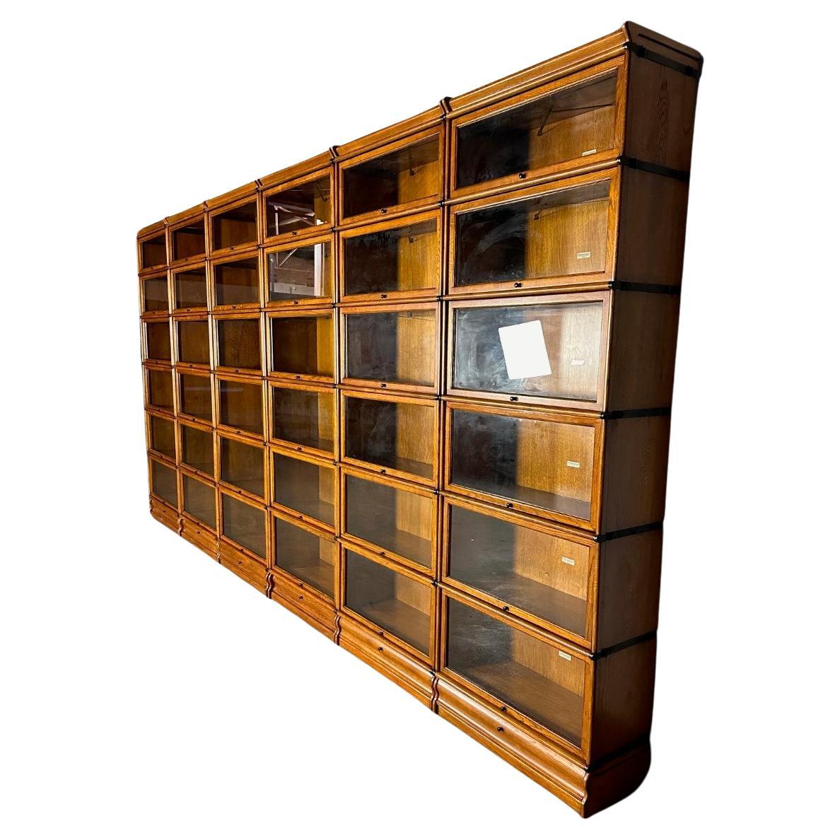Large Globe Wernicke Bookcase For Sale