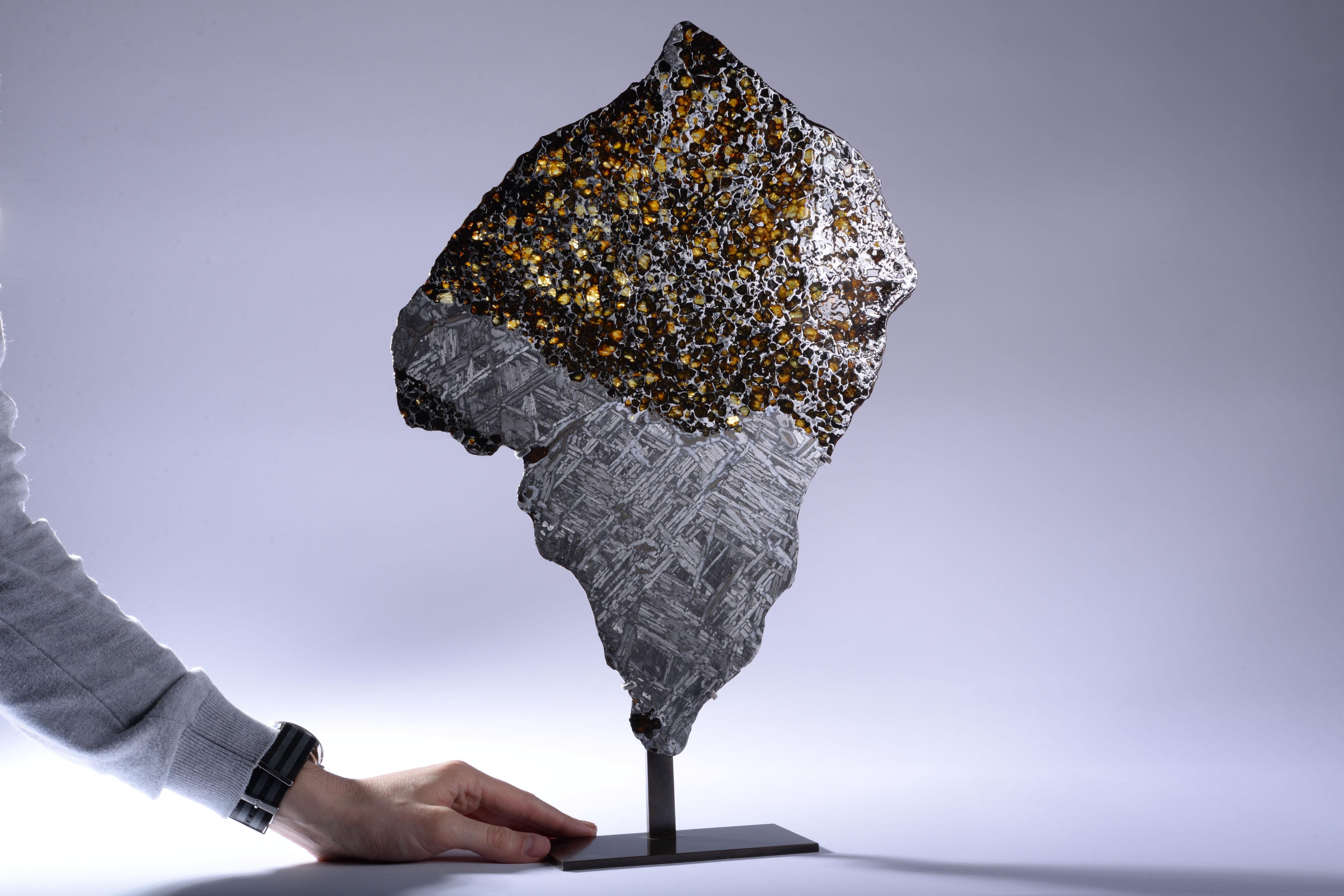 Russian Large Glowing Meteorite Cross Section