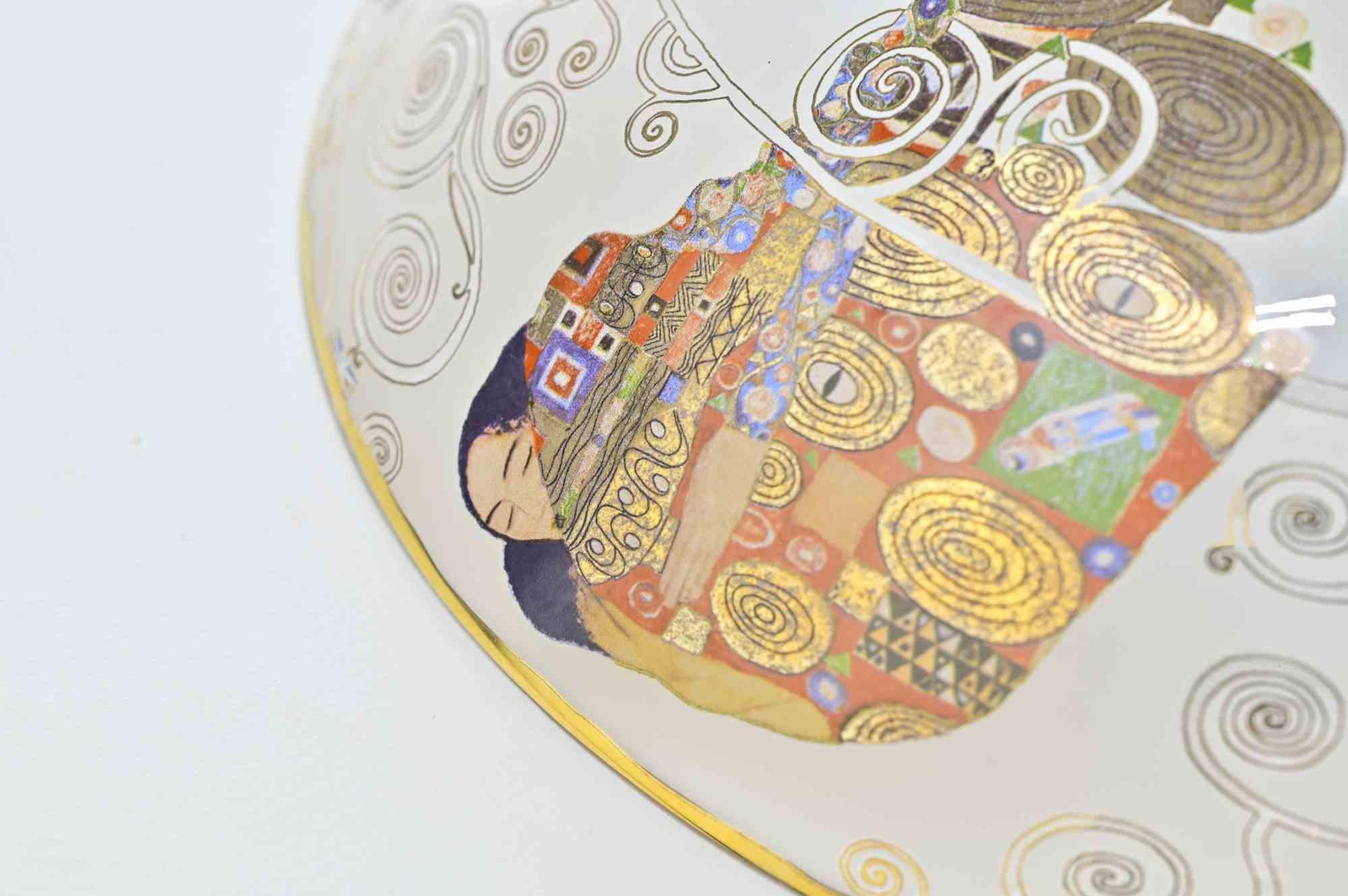 Italian Large Goebel Artis Orbis Bowl Centerpiece Design “Gustav Klimt, Mid-20th Century For Sale