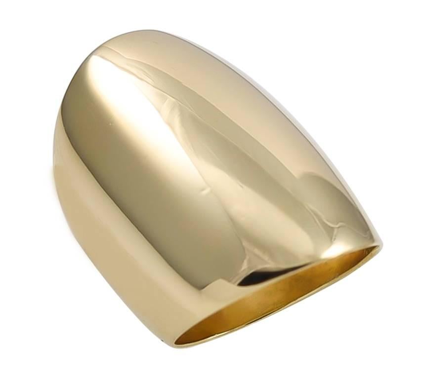 Large Gold Cartier Cigar Band In Good Condition In New York, NY