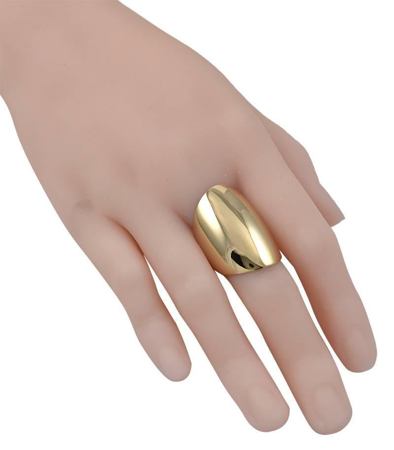 Women's or Men's Large Gold Cartier Cigar Band
