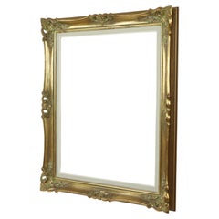 Large Gold Classical Baroque Style Frame Wood Plaster 76x66cm