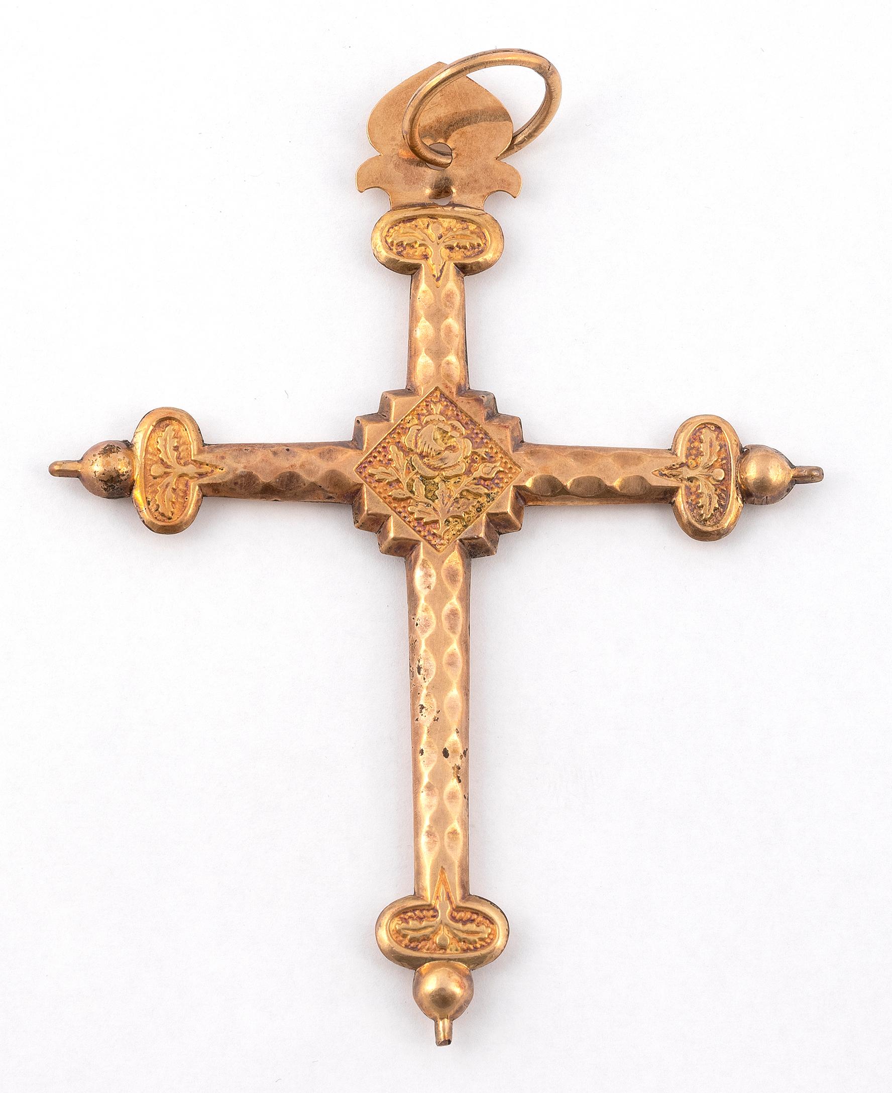 Grande croce d'oro Jeannette Savoyarde, XIX secolo In condizioni ottime in vendita a Firenze, IT