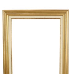 Großer Goldrahmen Classic Kiefer Wood Frame Vergoldet 60x52cm