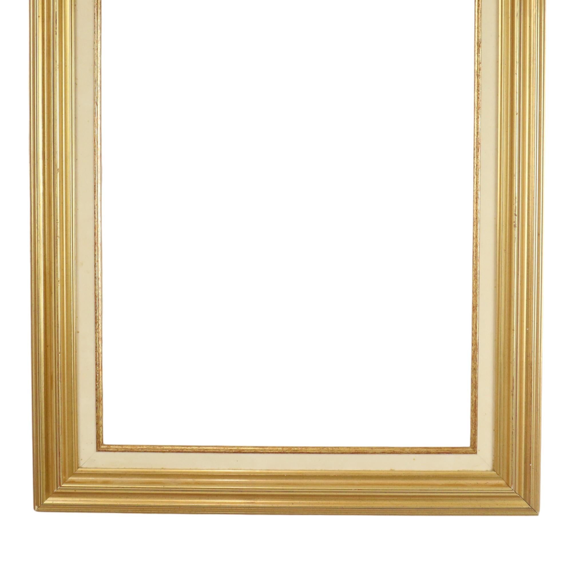 Marco Grande Dorado Marco Clásico de Madera de Pino Dorado 60x52cm Europeo en venta