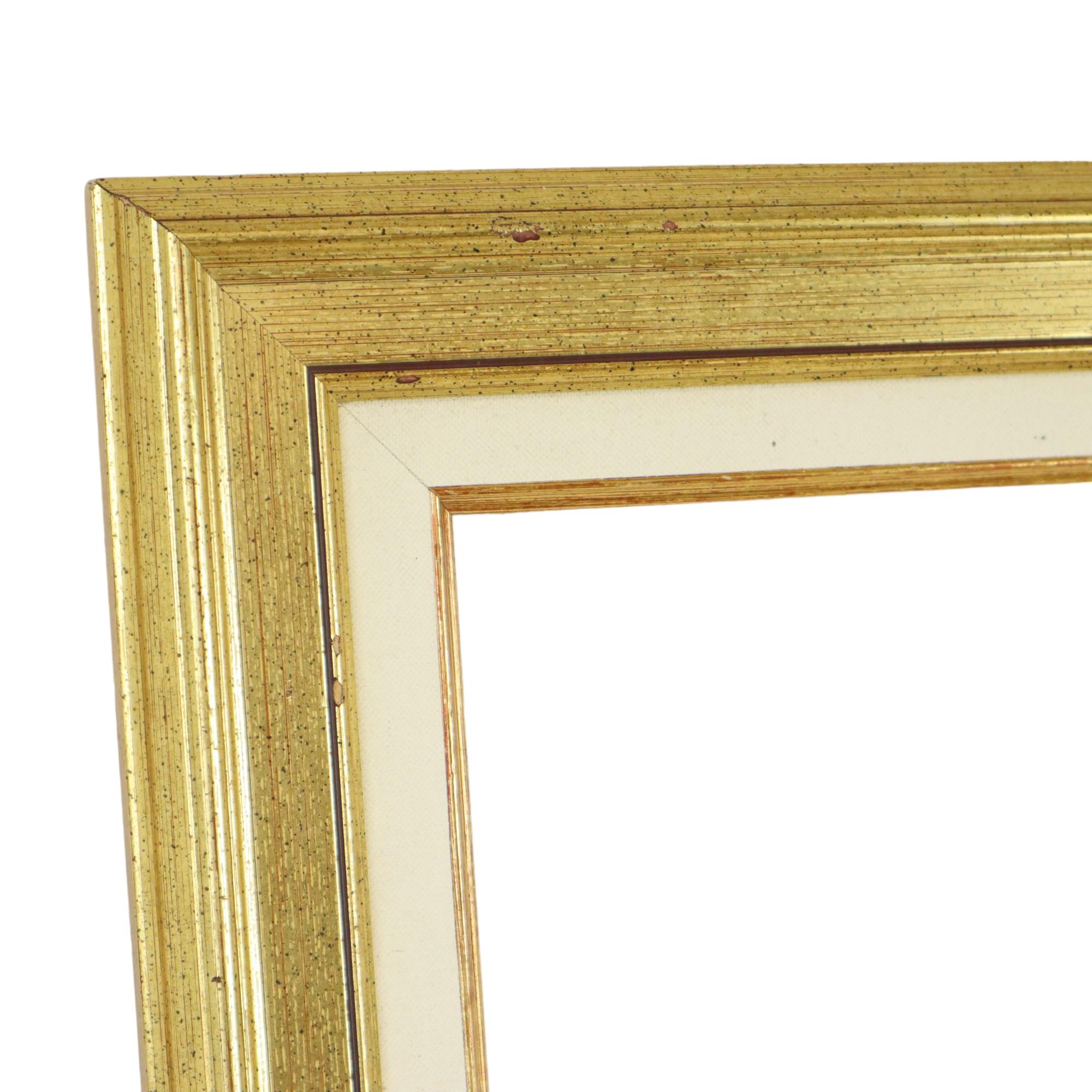 Marco Grande Dorado Marco Clásico de Madera de Pino Dorado 62x54cm en venta 2