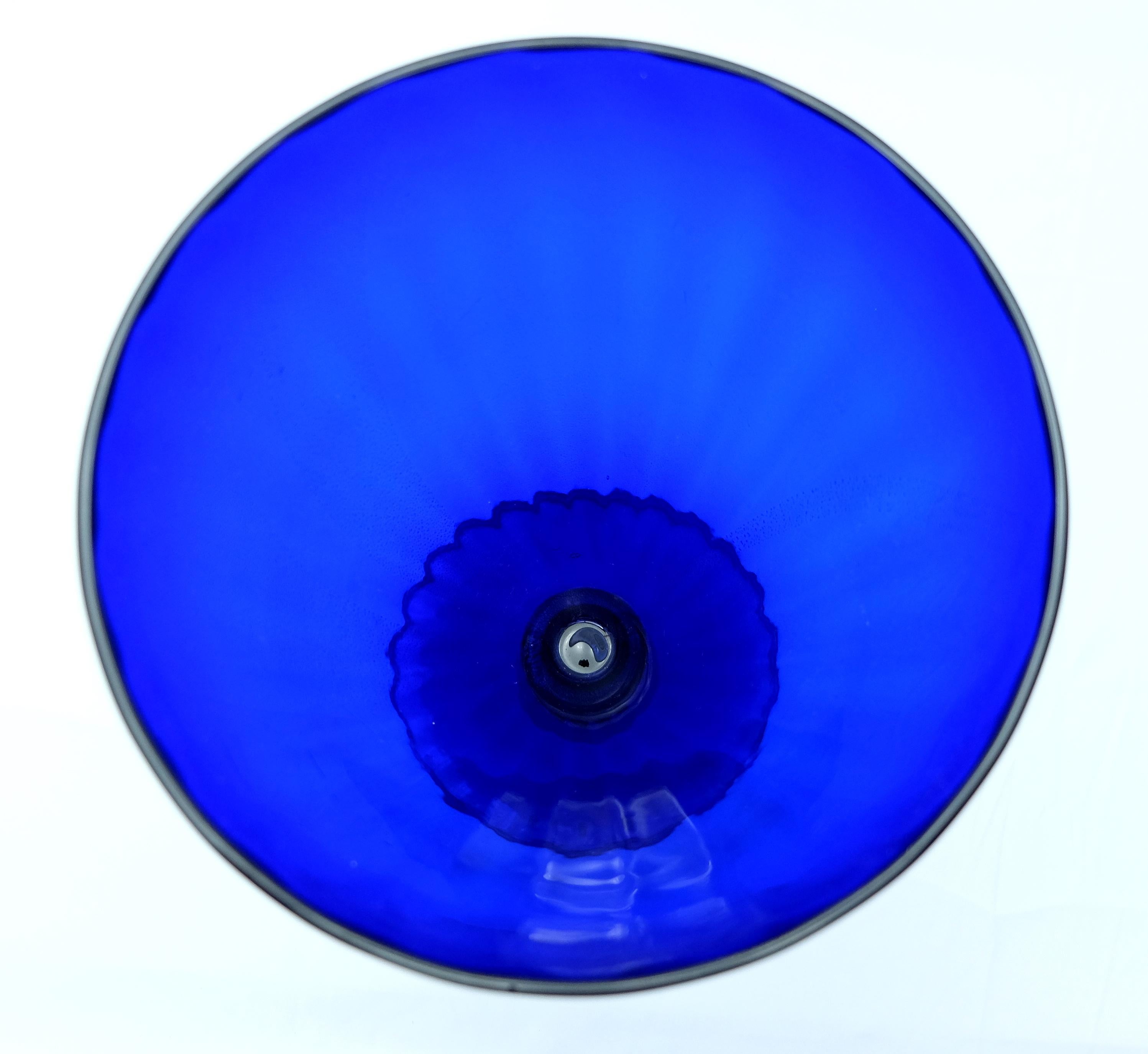 Vase aus Muranoglas mit Goldeinlage von Gabbiani Venezia, Italien (21. Jahrhundert und zeitgenössisch)