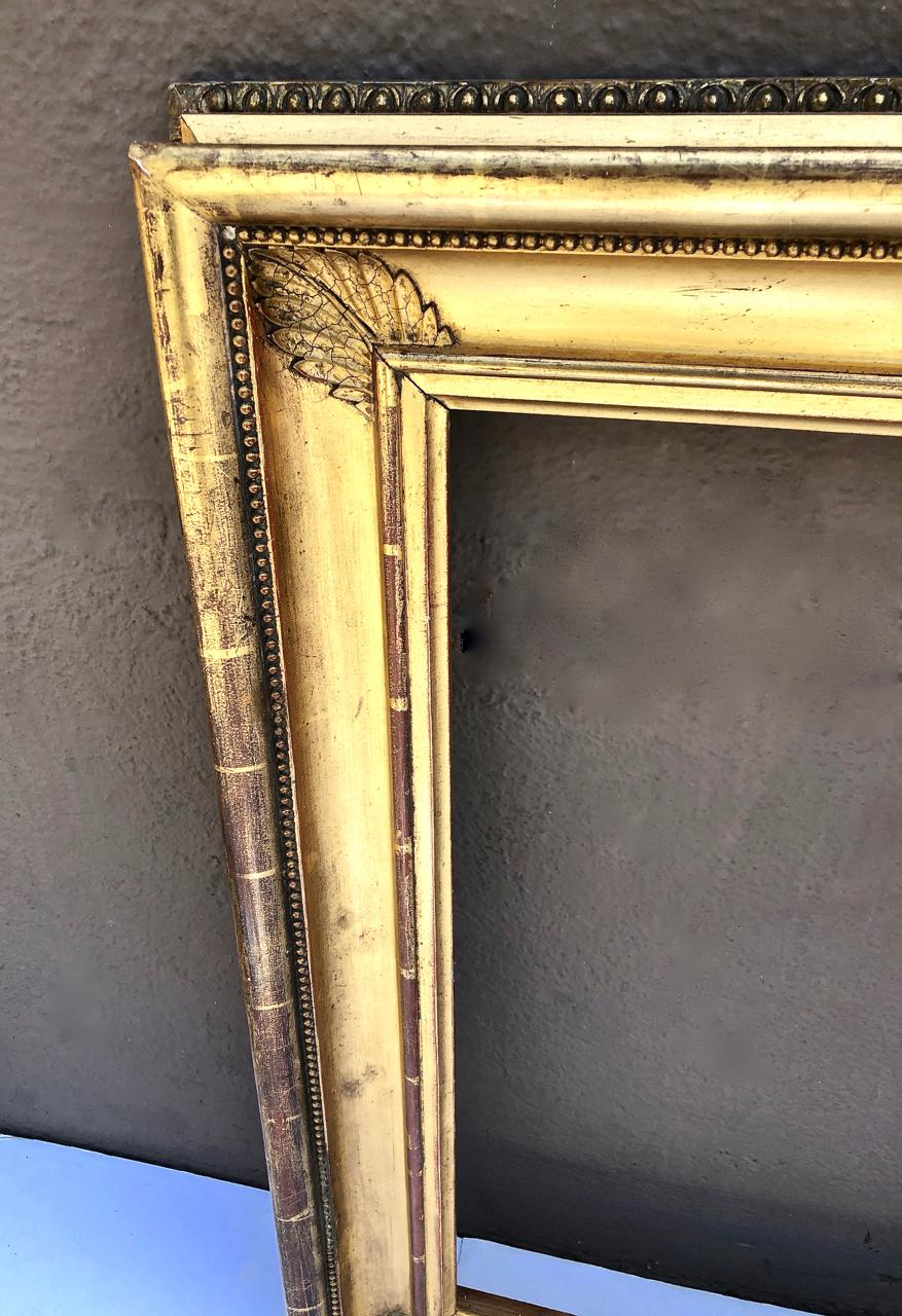 oversized gold frame