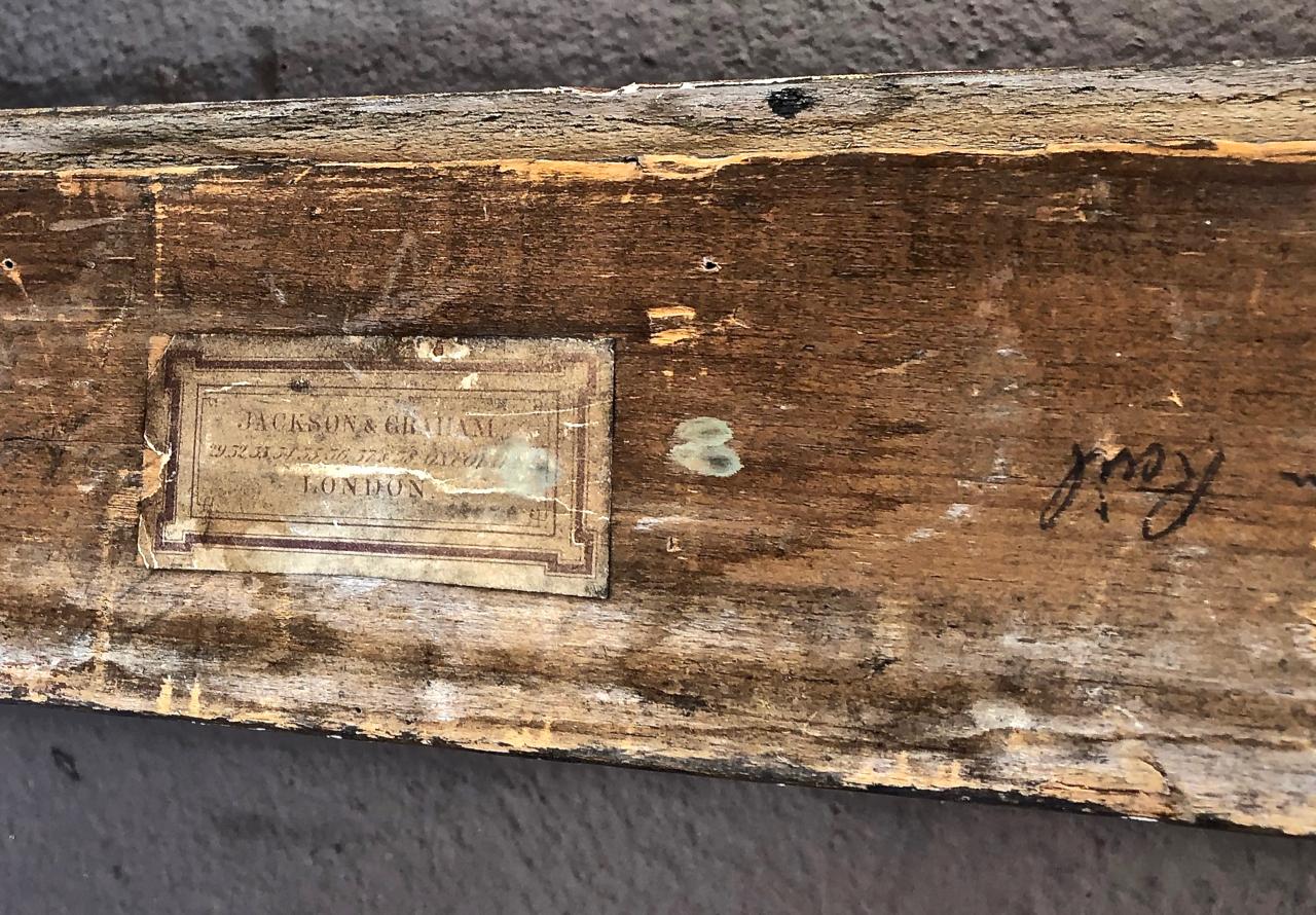 British Large Gold Leafed Frame, 19th Century