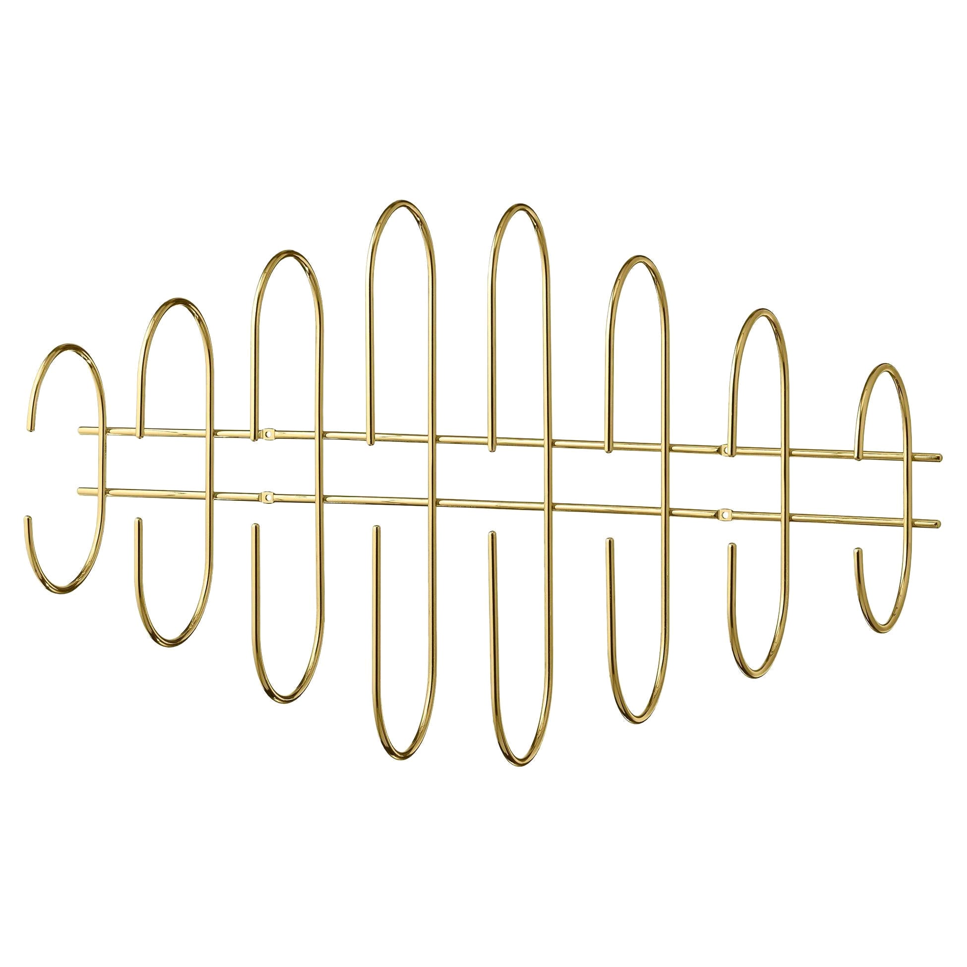 Grande appendiabiti minimalista dorato
