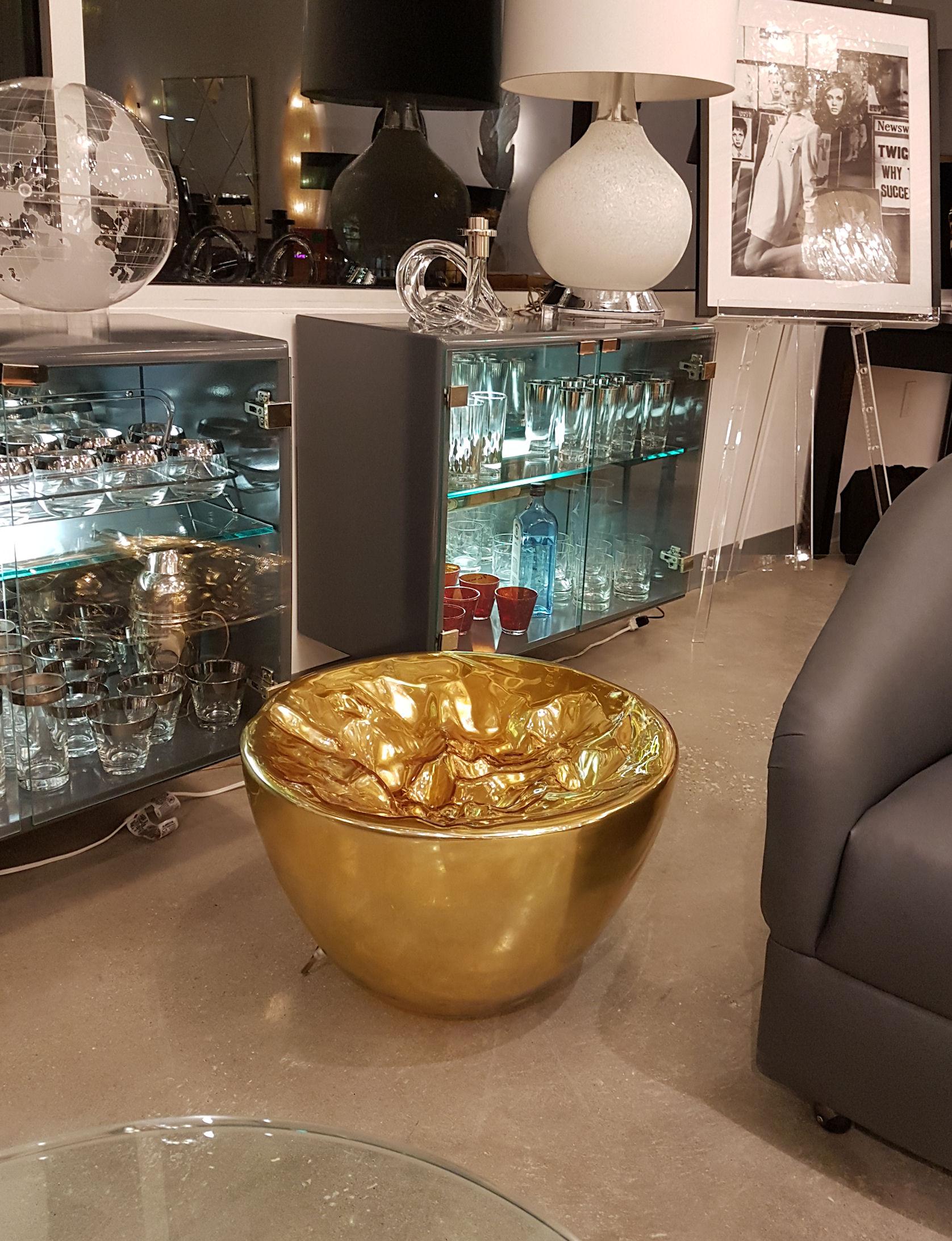 Murano Glass Large Gold Murano translucent Glass Floor/Table Lamps Mid-Century Modern Mazzega