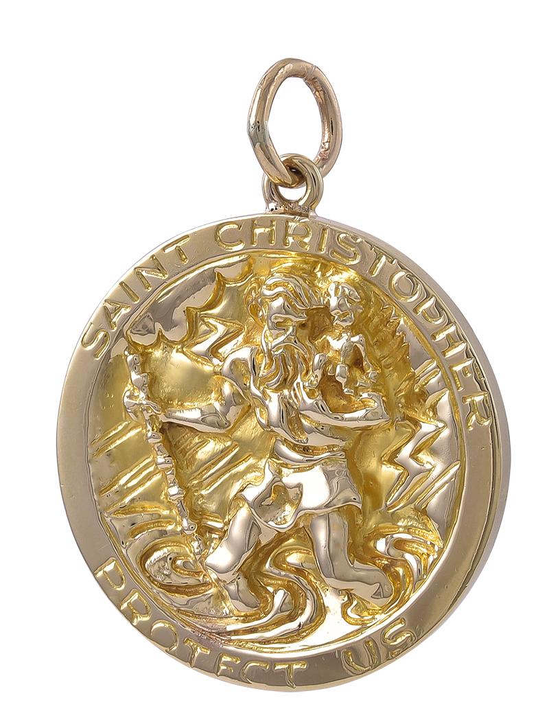st christopher medal tiffany's