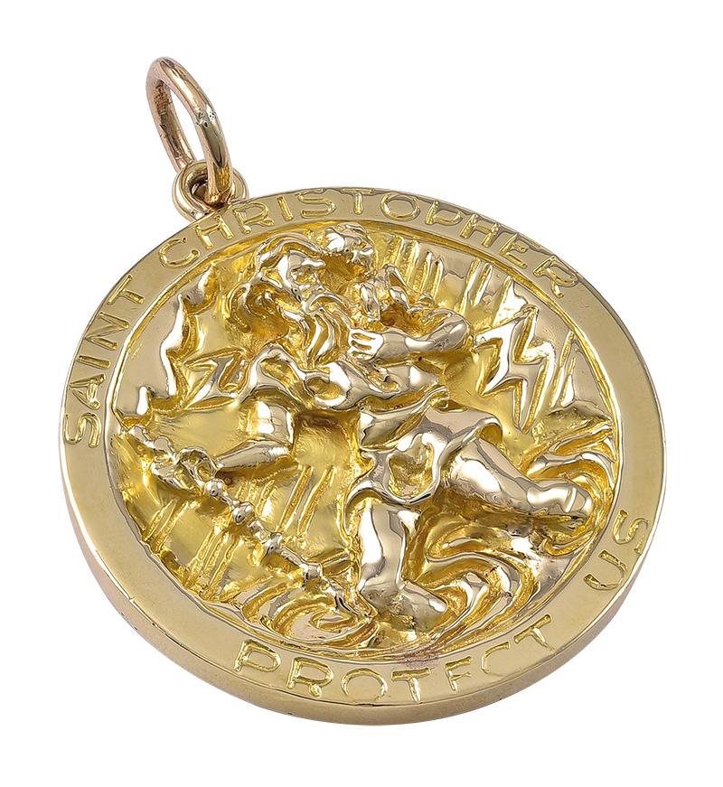 tiffany st christopher necklace