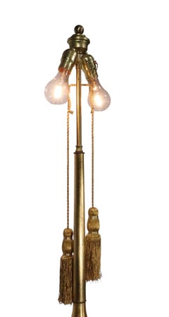 Large Gold Tone Hollywood Regency Style Table Lamp c. 1950/70's