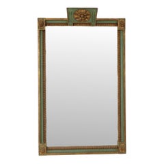 Large Gold Wooden Mirror, France, Early 20th Century, 97 cm