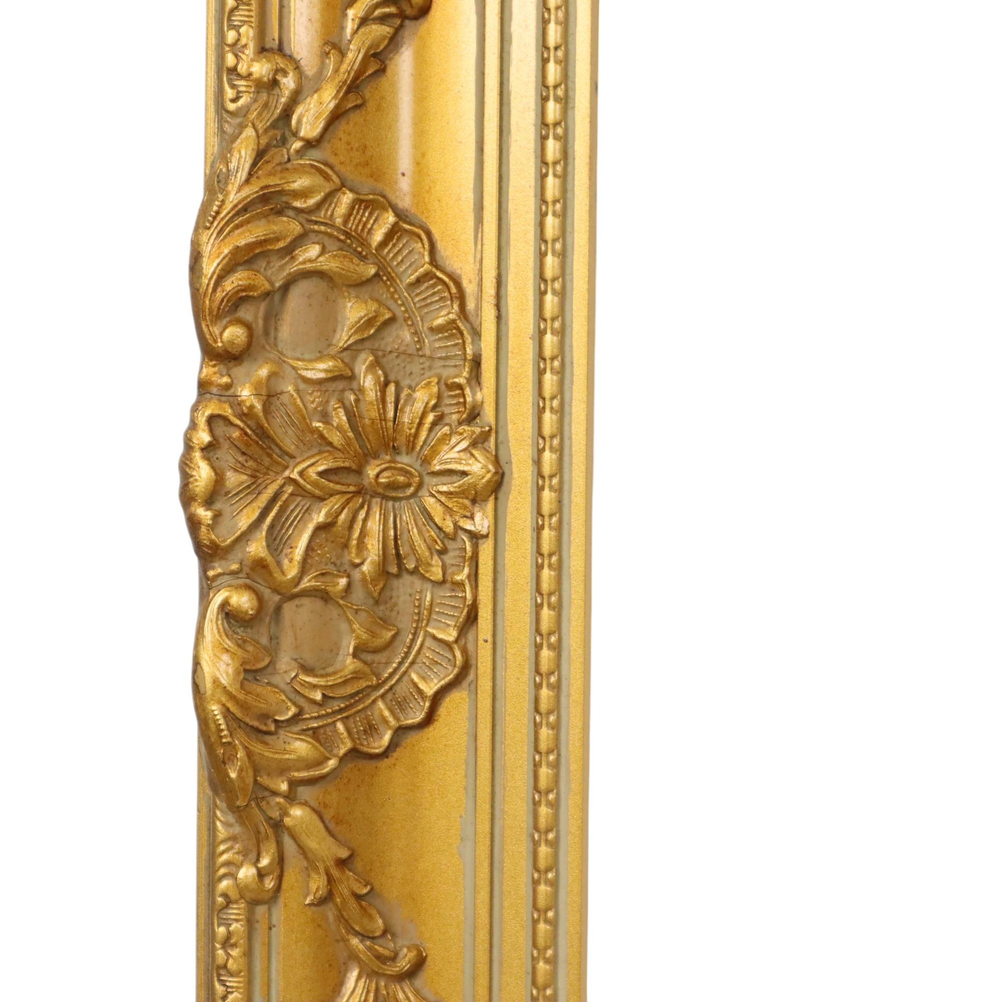Large Golden Baroque Frame XL Frame Painting Classic 117x67cm For Sale 5