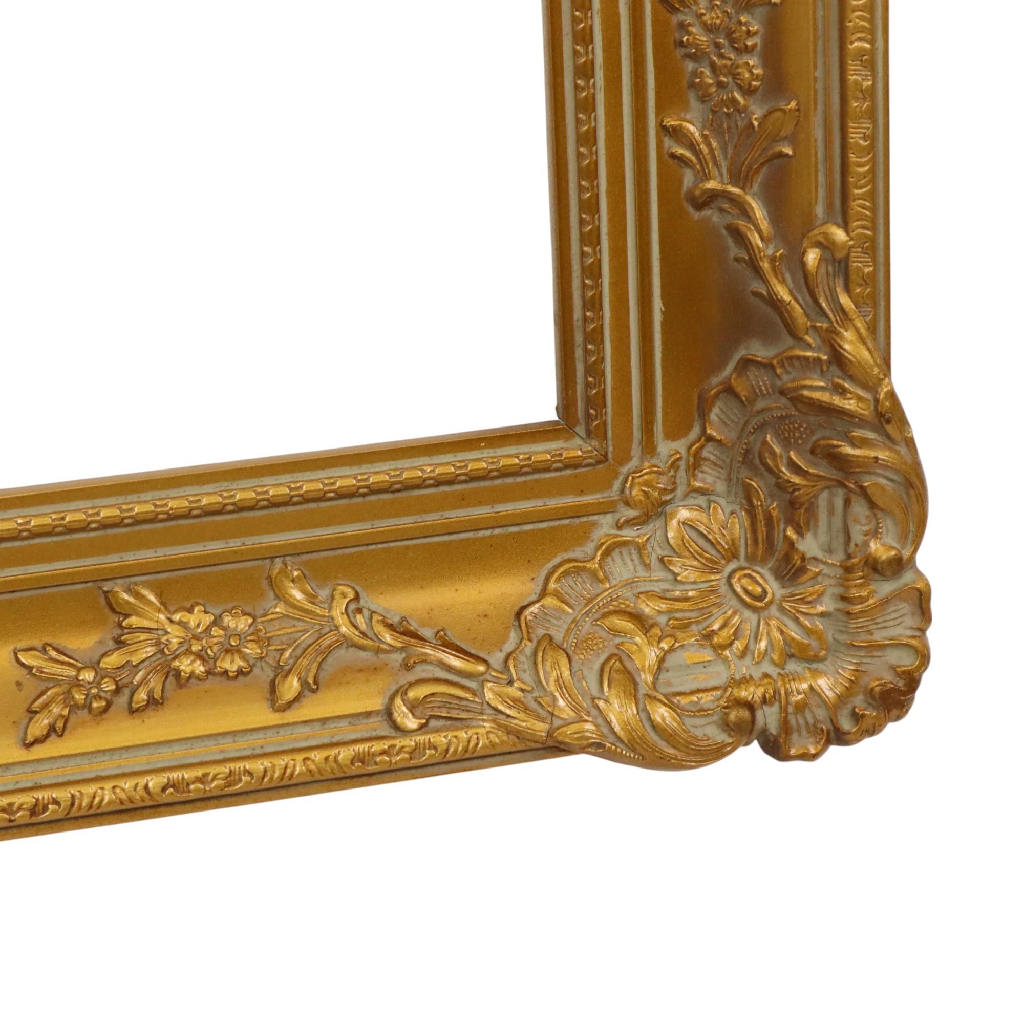 Large Golden Baroque Frame XL Frame Painting Classic 117x67cm For Sale 3