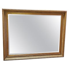 Large Golden Biedermeier Style Mirror