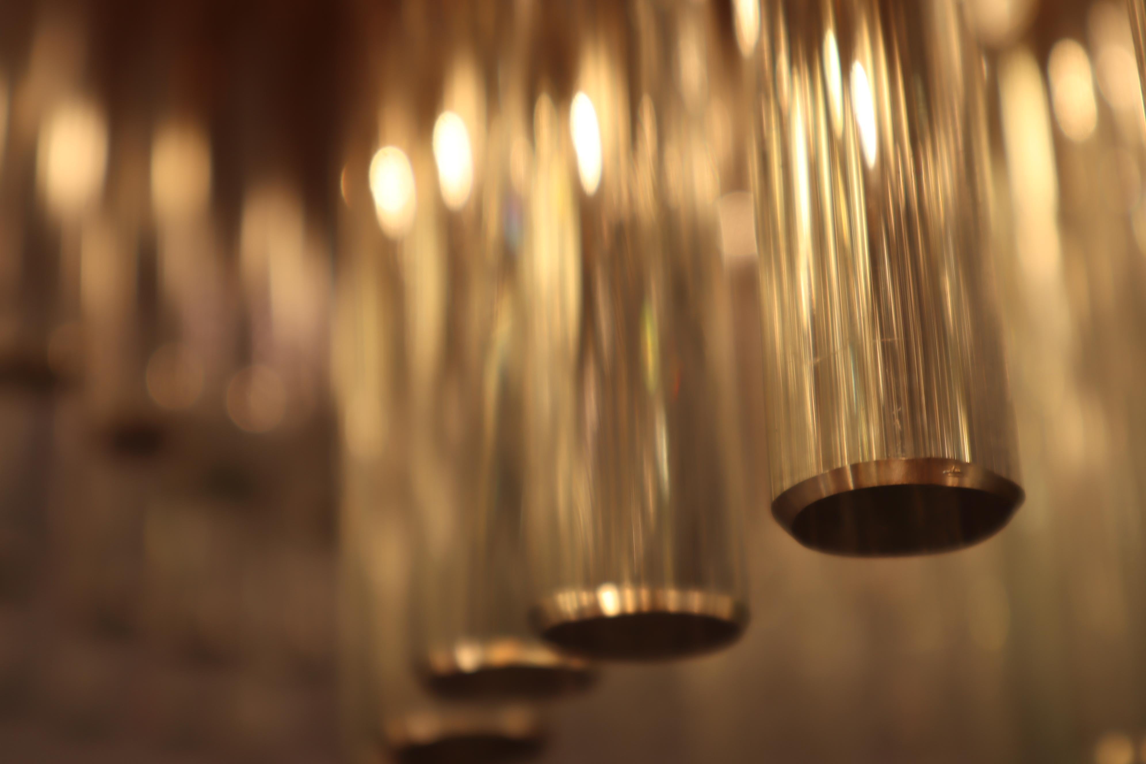 Large Golden Crystal Chandelier from Palwa, 1970s. For Sale 1