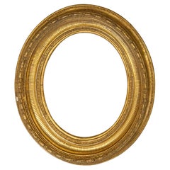 Large Golden Oval Frame