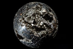 Large Golden Pyrite Sphere from Peru.