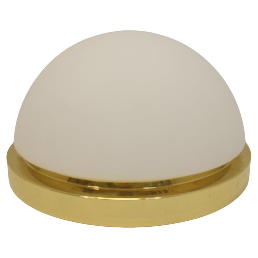 Large Golden Rounds Ceiling Lamp Glashutte Limburg For Sale