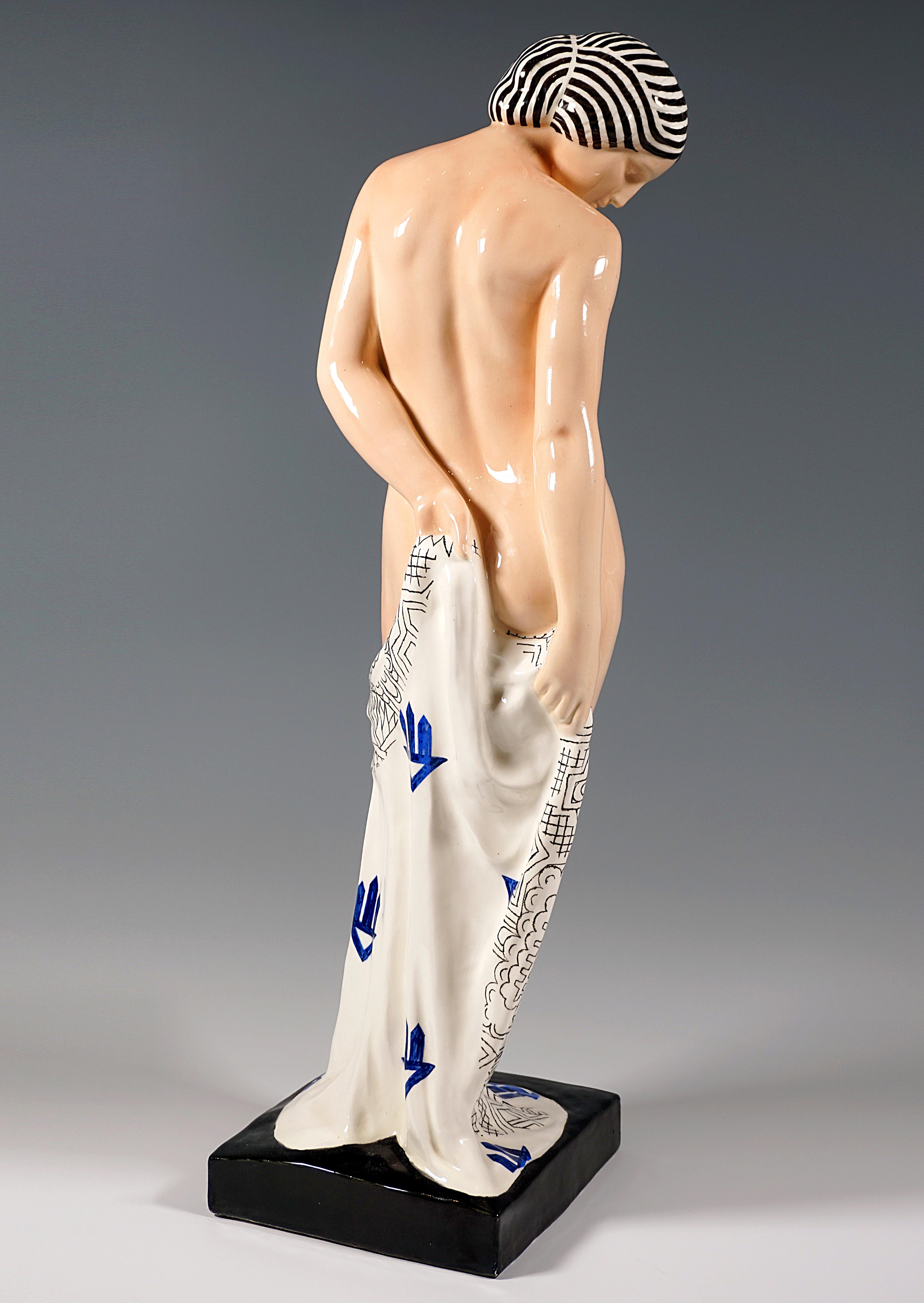 Art nouveau Grande figurine Goldscheider Art Déco 'Helena', allégorie de la beauté, vers 1925 en vente