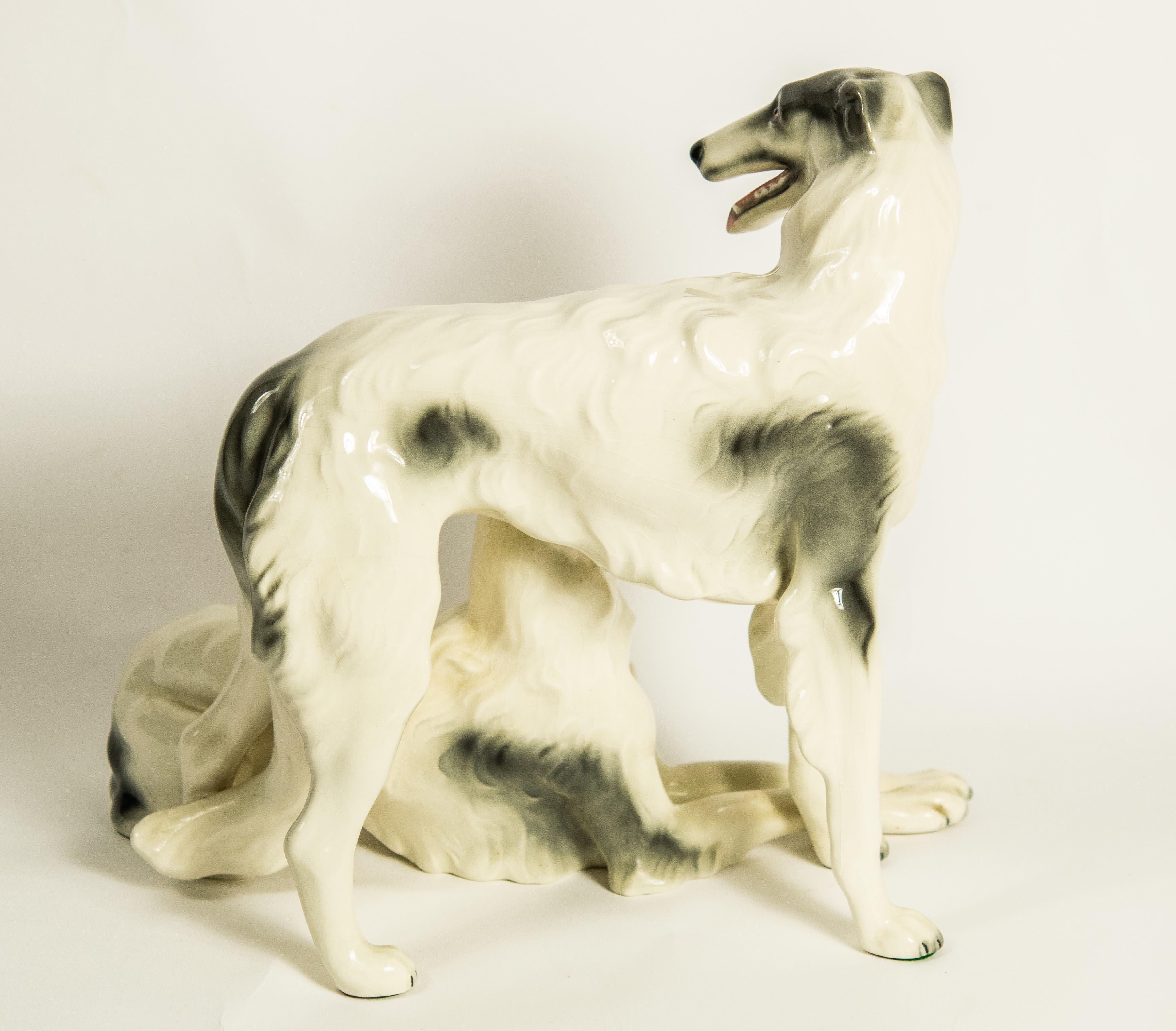 borzoi figurine