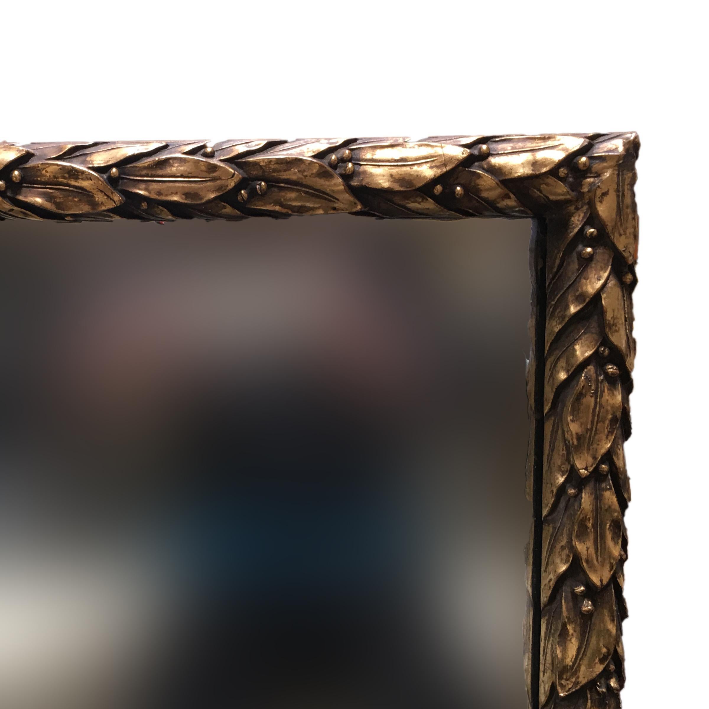 Large goldtone gilded wood 