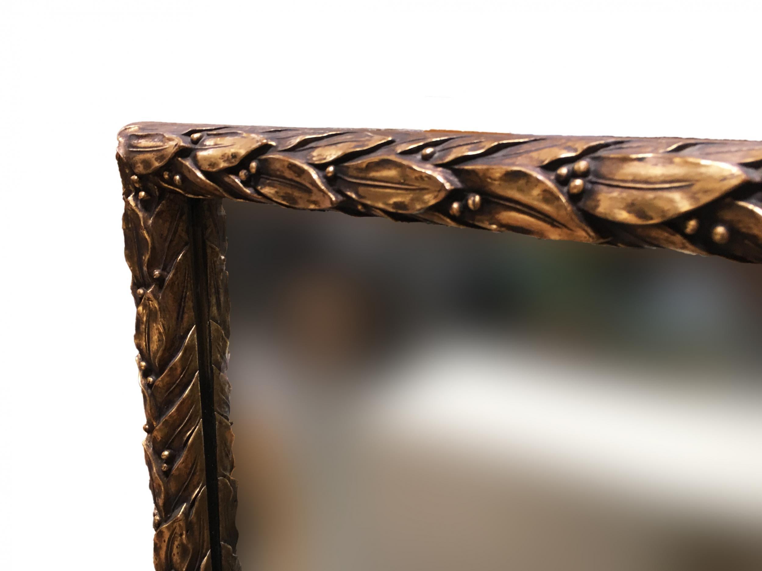 Neoclassical Large Goldtone Gilded 