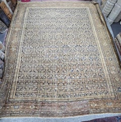 Large Gorgeous Antique Fereghan Rug 12x15 CIrca 1920s