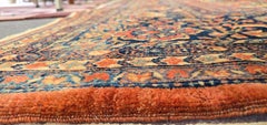 Large Gorgeous Antique Fereghan Rug 13x19 CIrca 1920s