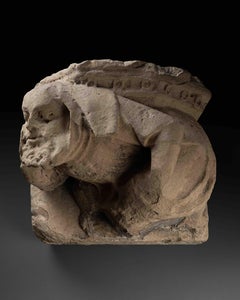 Large gothic corbel - France, 15th century