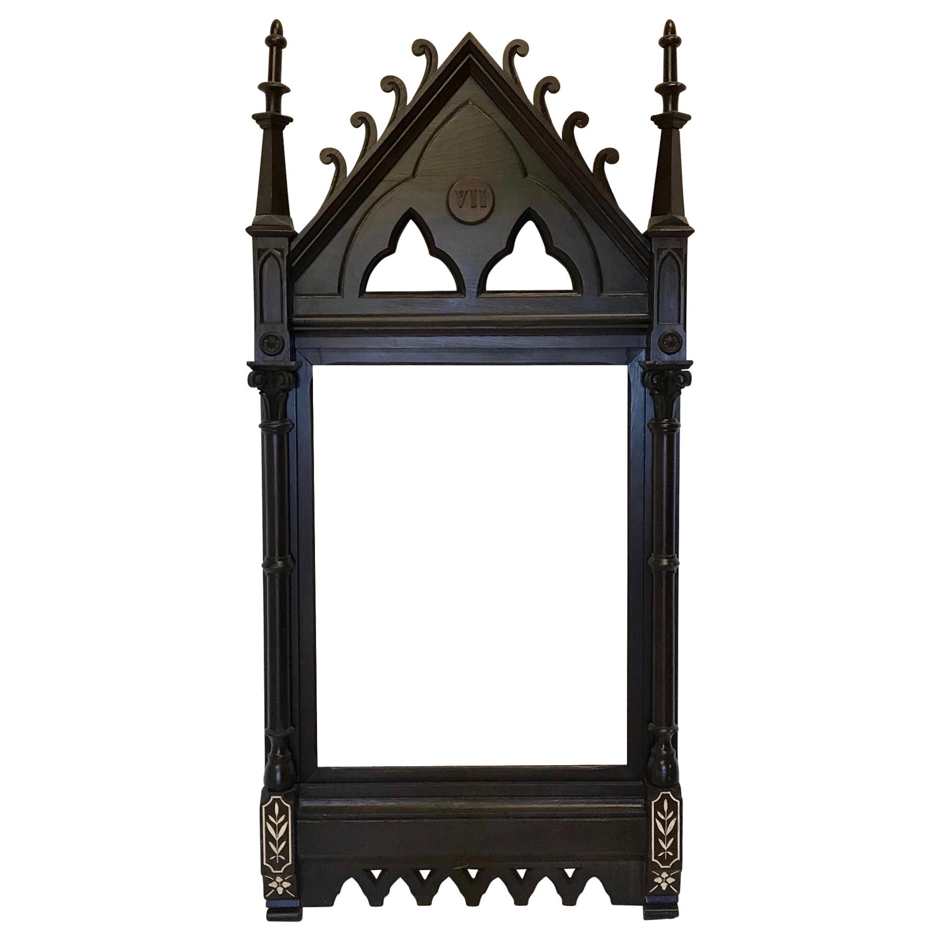 Large Gothic Mirror or Painting Frame, California, circa 1900
