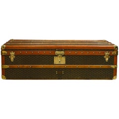 Antique Large Goyard Cabin Trunk c1920 with interesting history