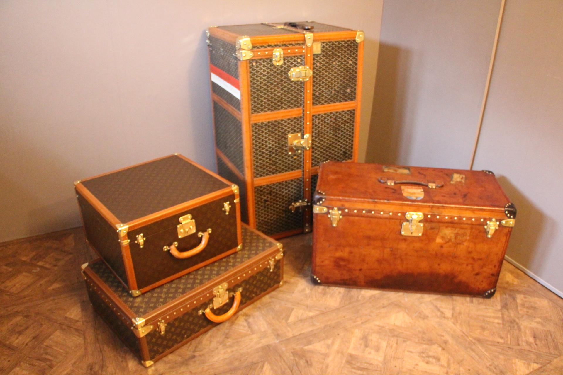 Large Goyard Wardrobe Trunk 12