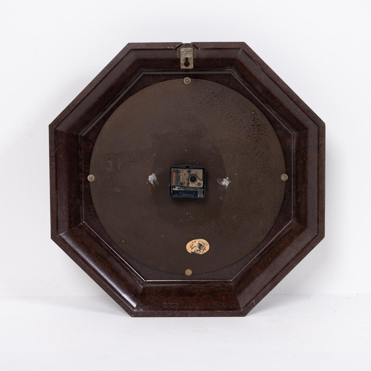 Large G.P.O Octagonal Bakelite Case Wall Clock By Gents Of Leicester 10