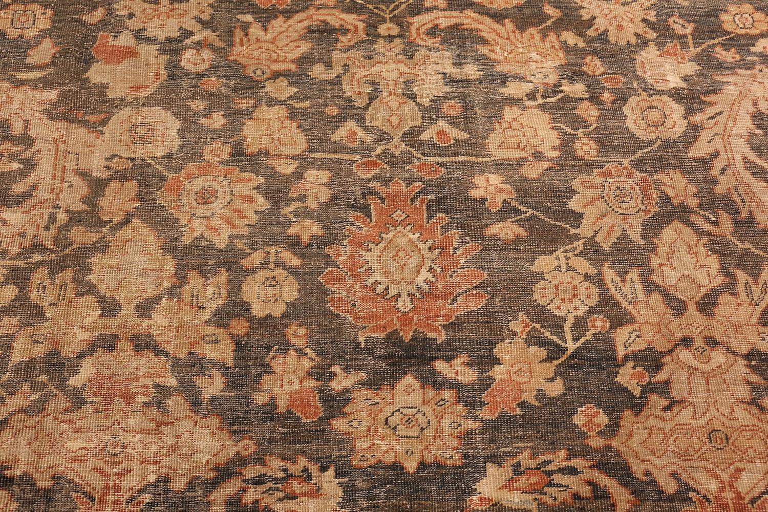 Wool Antique Sultanabad Persian Rug. Size: 10 ft x 17 ft 3 in  For Sale